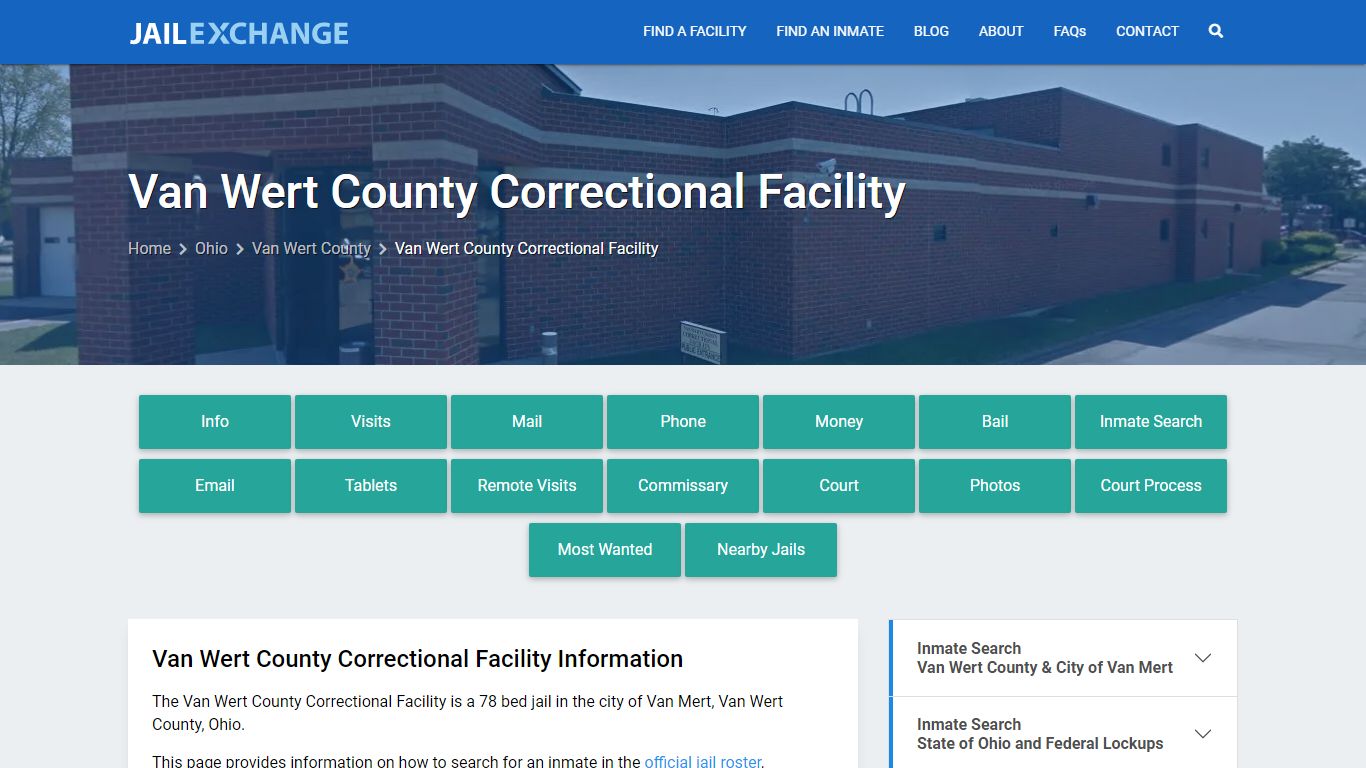 Van Wert County Correctional Facility - Jail Exchange